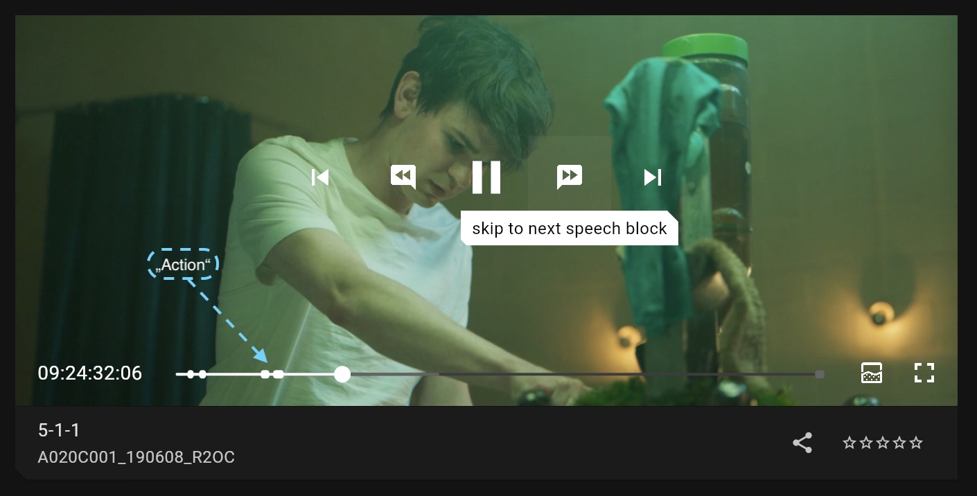 Speech Block Navigation